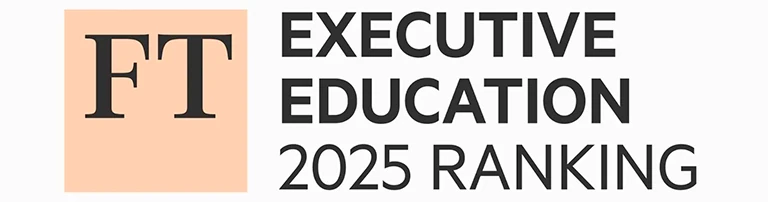 Logotipo de Financial Times Executive Education que reconoce la formación de alta dirección en Hispanoamérica